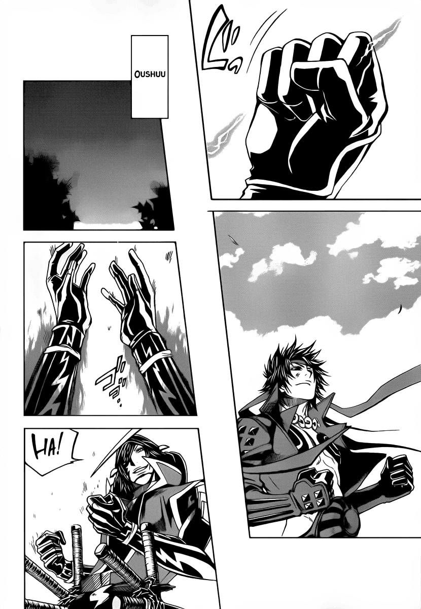 Sengoku Basara 3 - Roar of Dragon Chapter 4.2 page 43 - Chapter 4 v2 : The Azure Lightning, The Crimson Flame