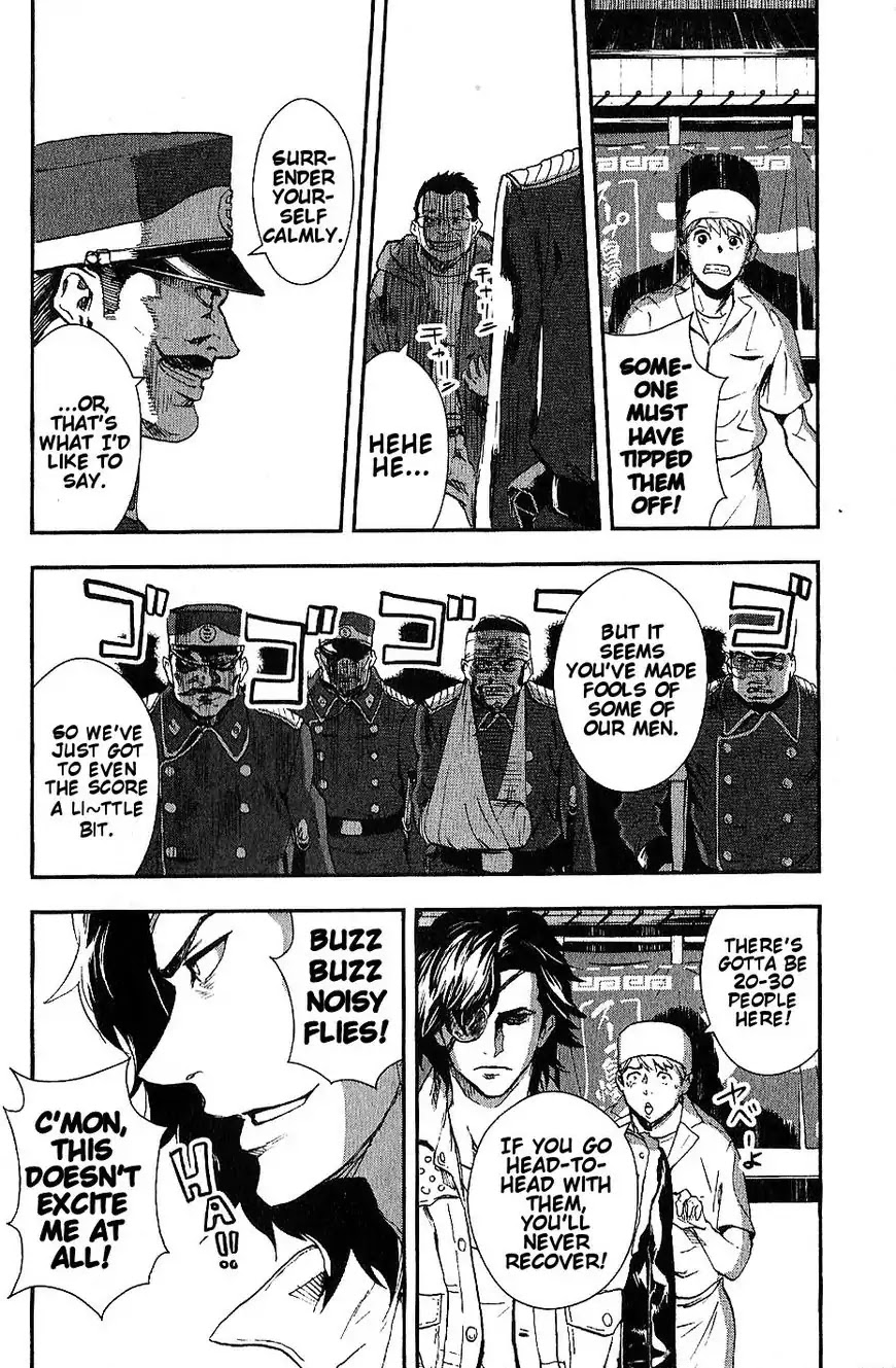 Sengoku Basara Dokugan Chapter 1 page 36 - Chapter 1: The One-Eyed Dragon Returns From Hell