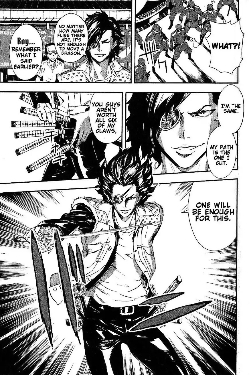 Sengoku Basara Dokugan Chapter 1 page 37 - Chapter 1: The One-Eyed Dragon Returns From Hell