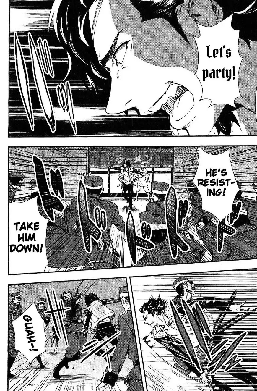 Sengoku Basara Dokugan Chapter 1 page 38 - Chapter 1: The One-Eyed Dragon Returns From Hell