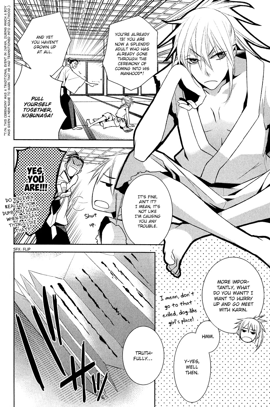 Sengoku Blood - Bara no Keiyaku Chapter 9.5 page 8 - Chapter 9.5