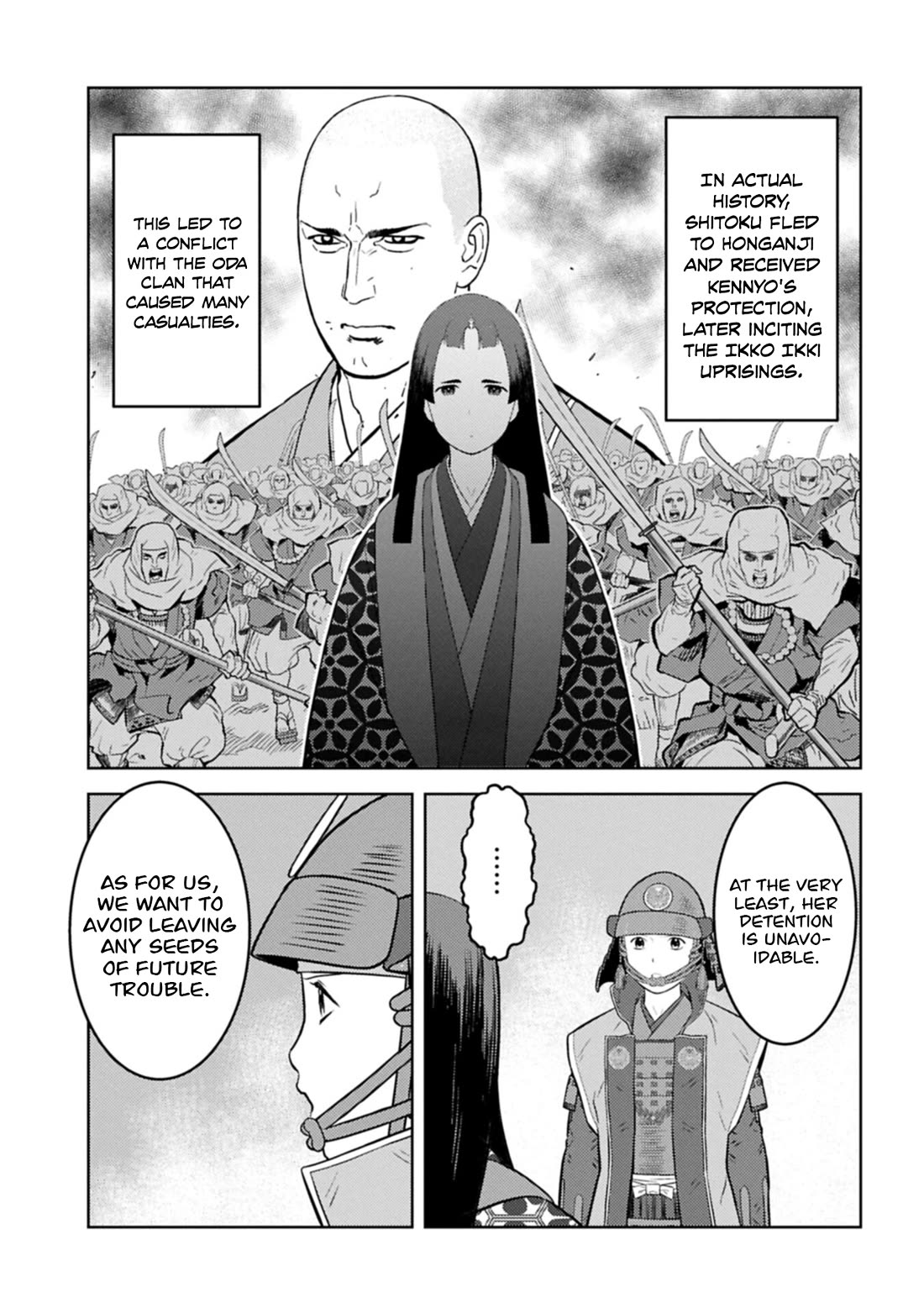 Sengoku Komachi Kurou Tan! Chapter 100 page 4 - Chapter 100: Dignified