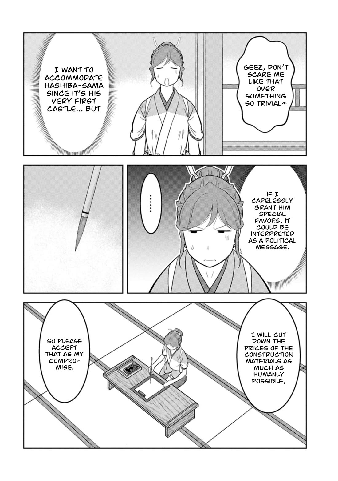 Sengoku Komachi Kurou Tan! Chapter 103 page 7 - Chapter 103: Castle Construction