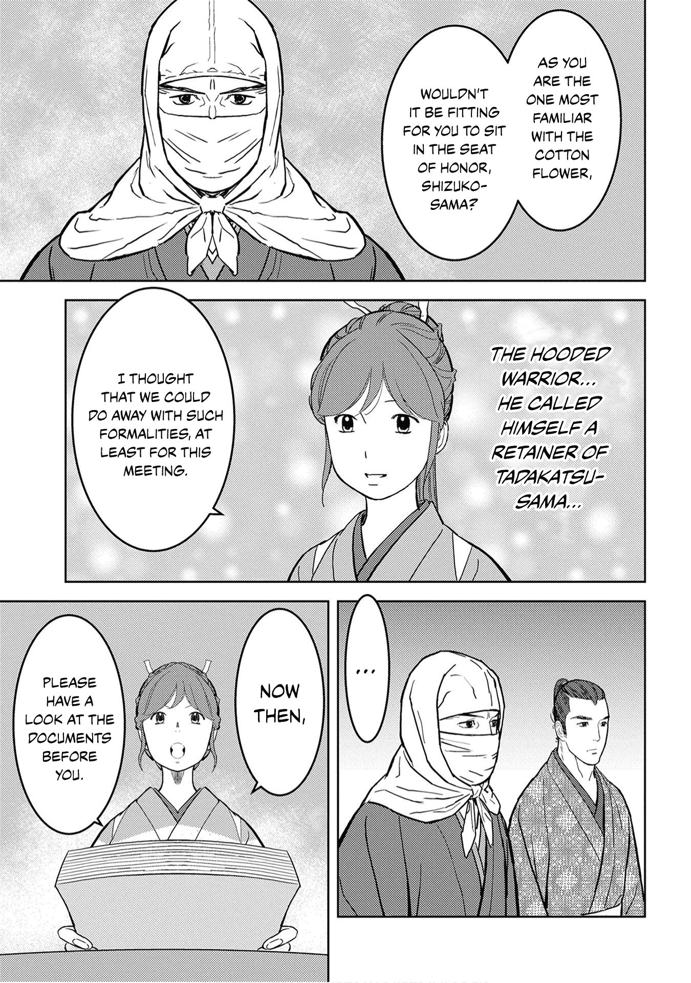 Sengoku Komachi Kurou Tan! Chapter 21 page 16 - Chapter 21: Round Table