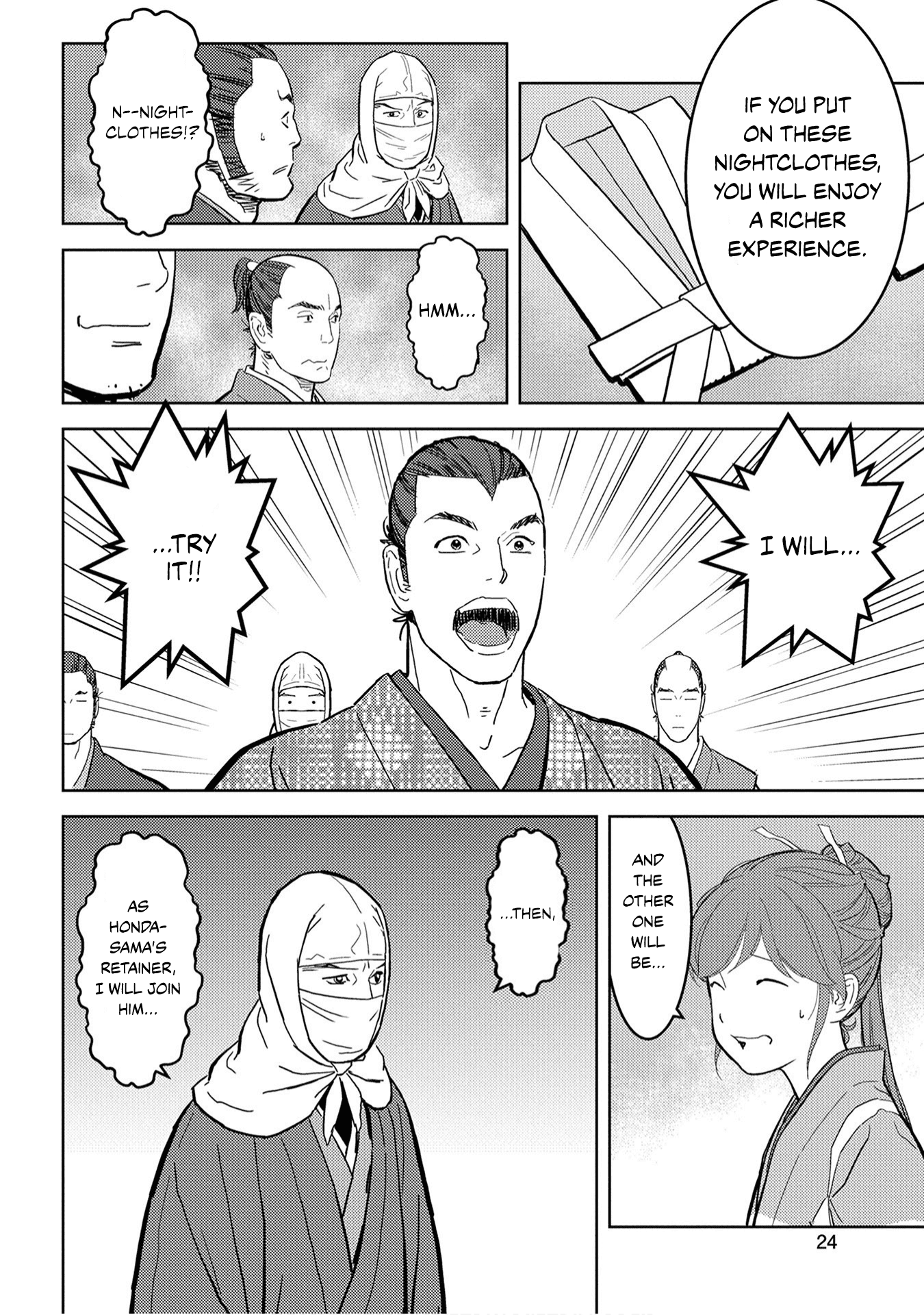 Sengoku Komachi Kurou Tan! Chapter 21 page 27 - Chapter 21: Round Table
