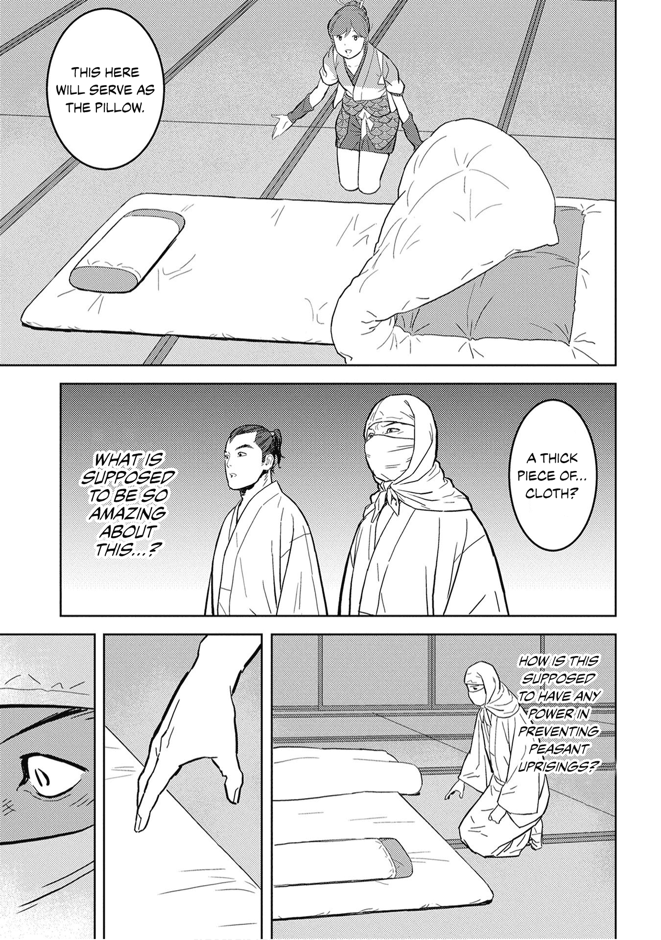 Sengoku Komachi Kurou Tan! Chapter 21 page 28 - Chapter 21: Round Table