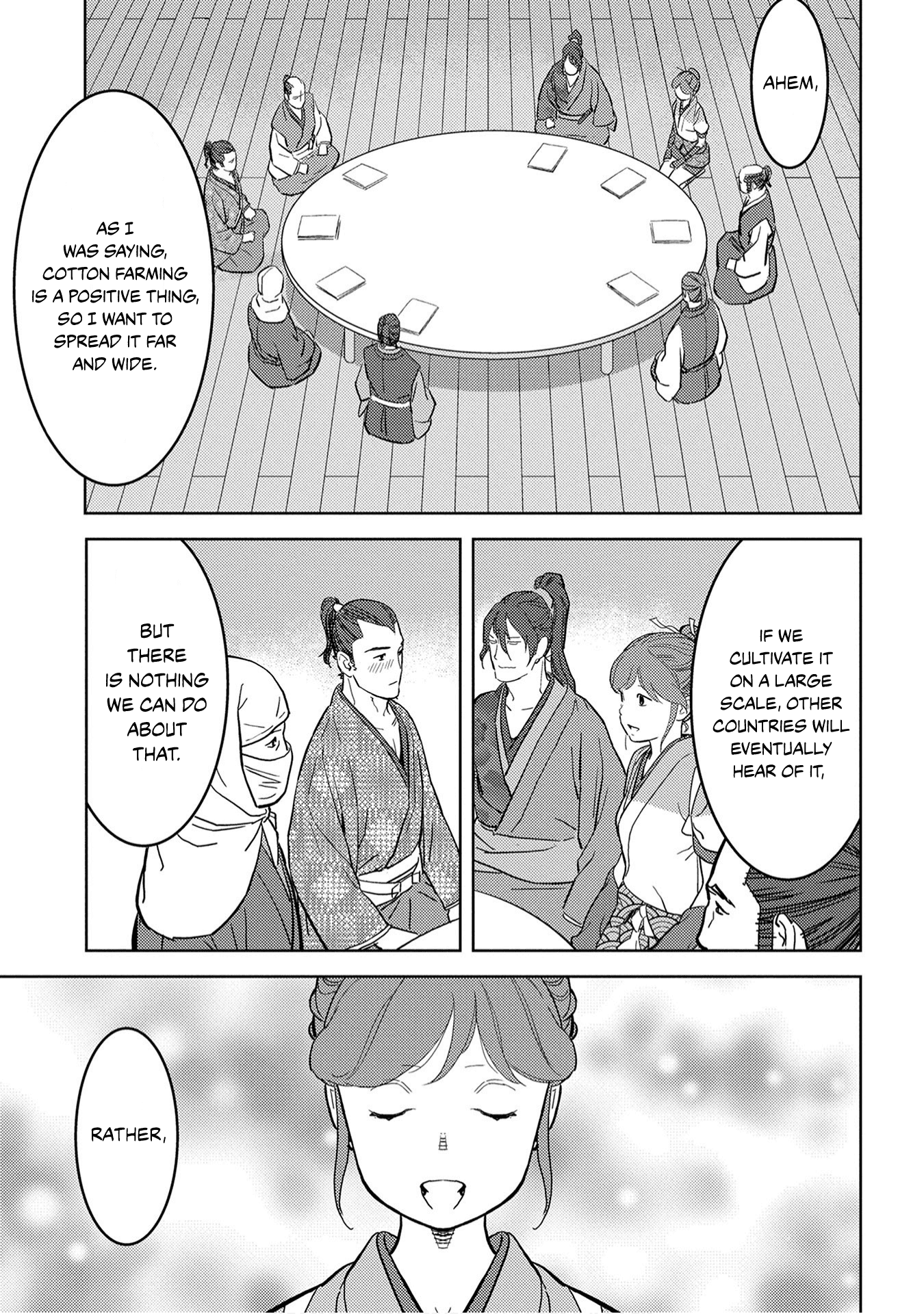 Sengoku Komachi Kurou Tan! Chapter 21 page 35 - Chapter 21: Round Table