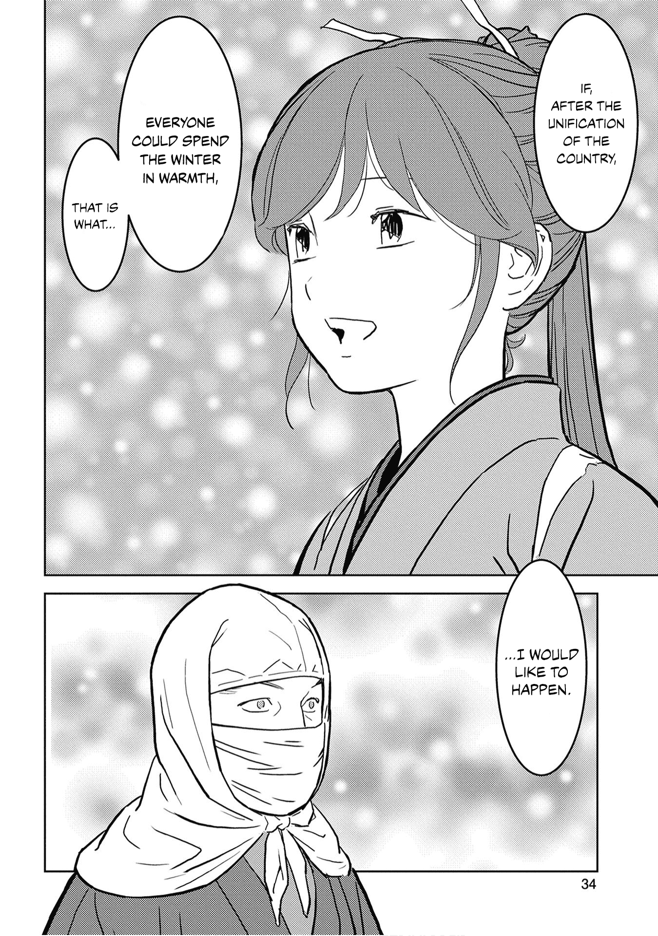 Sengoku Komachi Kurou Tan! Chapter 21 page 36 - Chapter 21: Round Table
