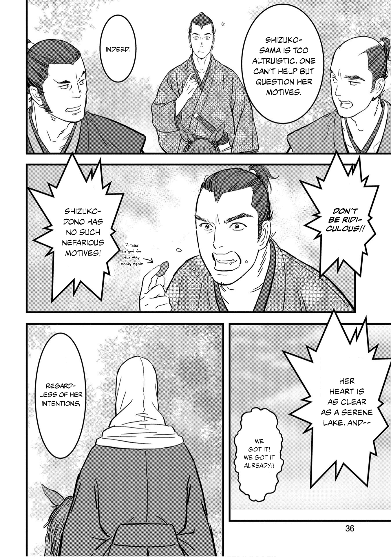 Sengoku Komachi Kurou Tan! Chapter 21 page 38 - Chapter 21: Round Table