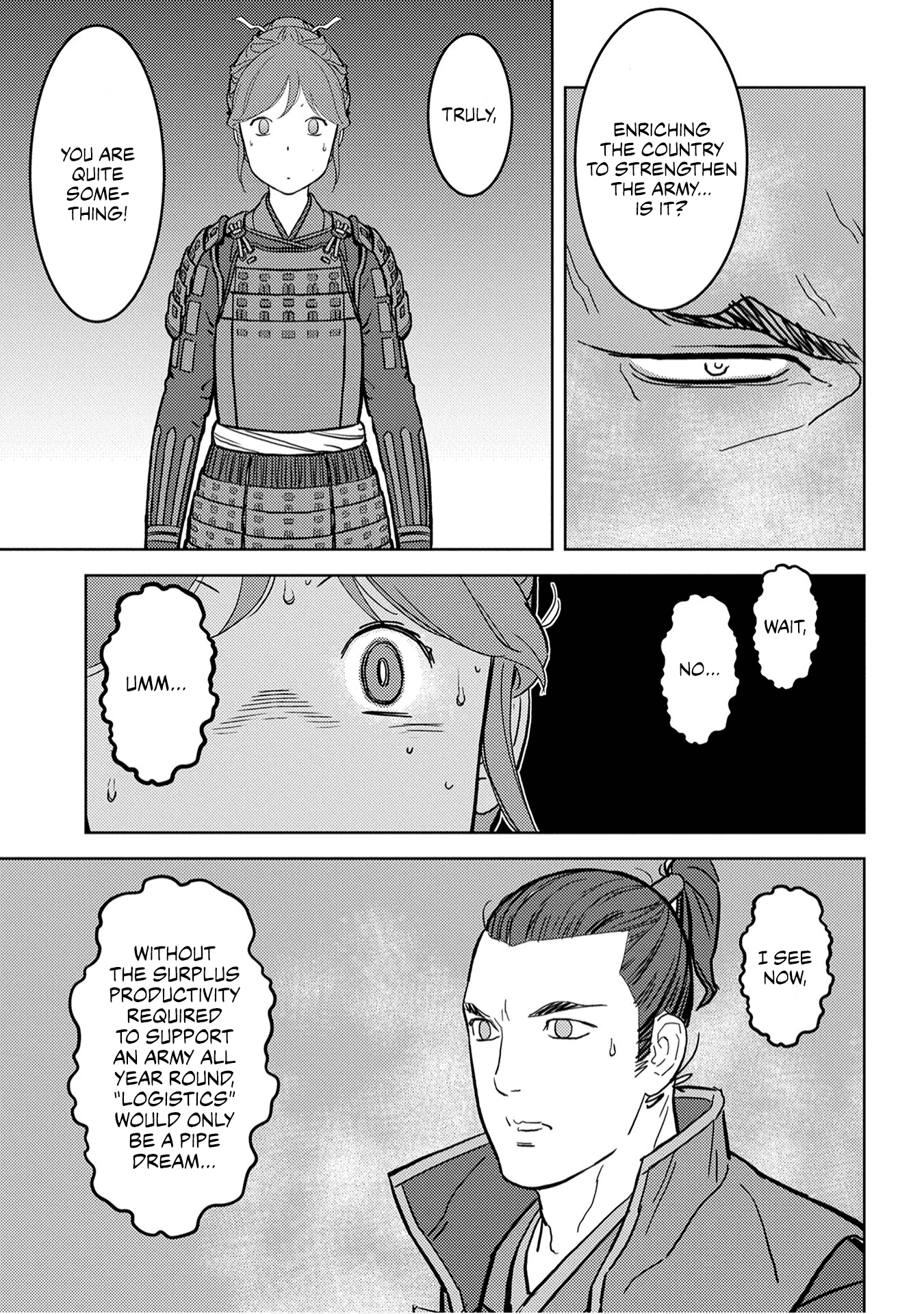 Sengoku Komachi Kurou Tan! Chapter 23 page 33 - Chapter 23: March to The Capital