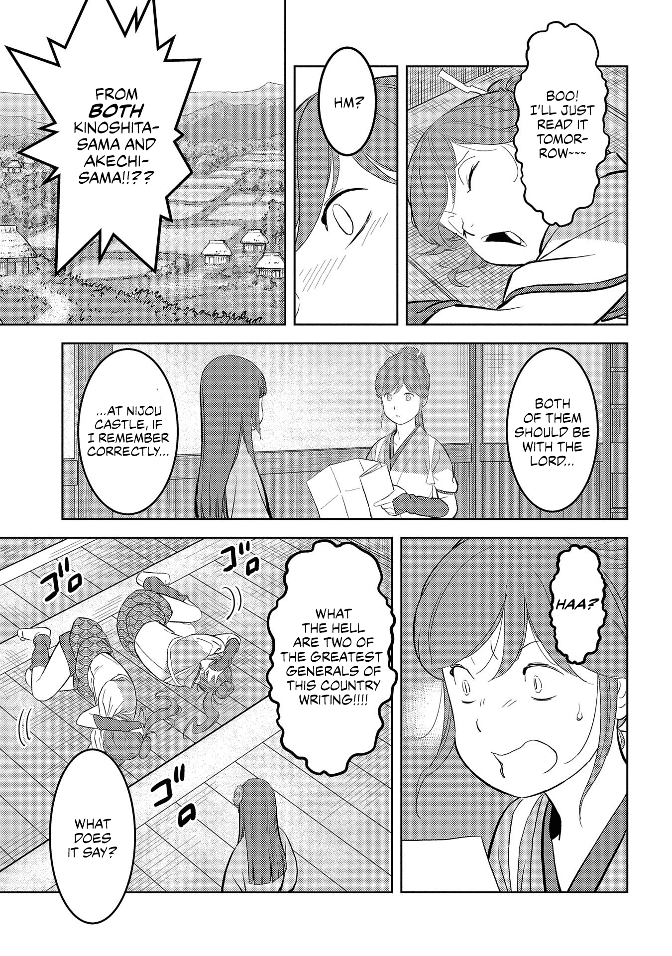 Sengoku Komachi Kurou Tan! Chapter 31 page 12 - Chapter 31: Home