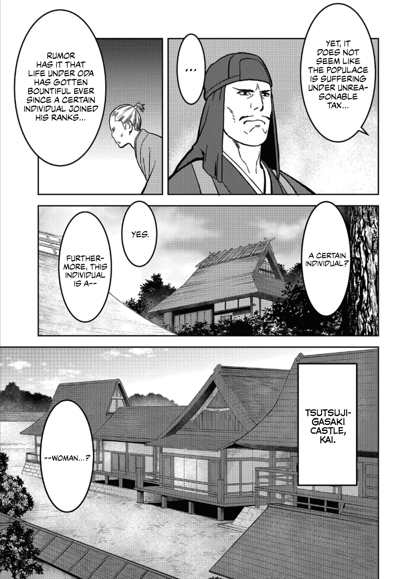 Sengoku Komachi Kurou Tan! Chapter 36 page 4 - Chapter 36: Farsight