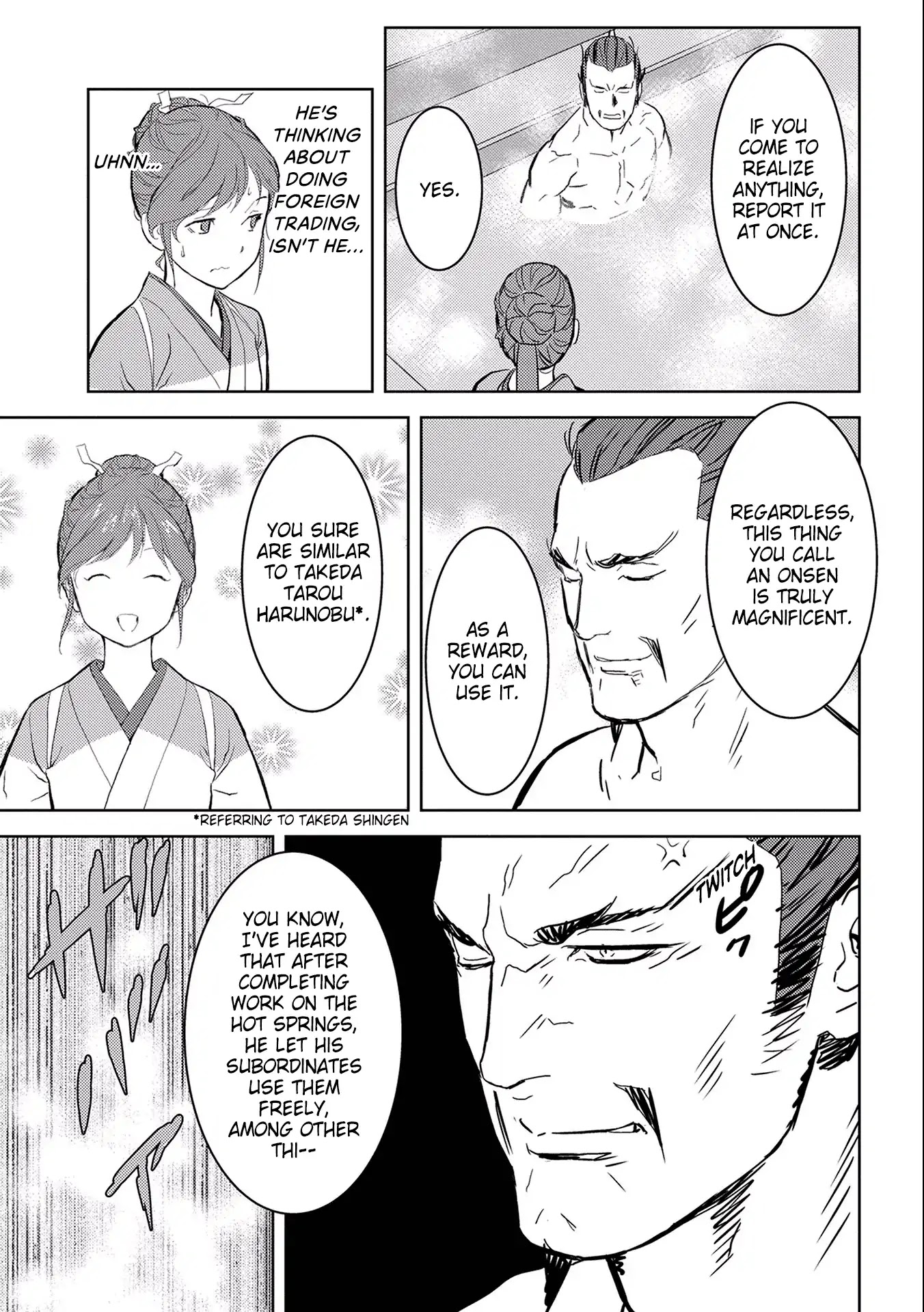 Sengoku Komachi Kurou Tan! Chapter 4 page 23 - Chapter 4: Bathing