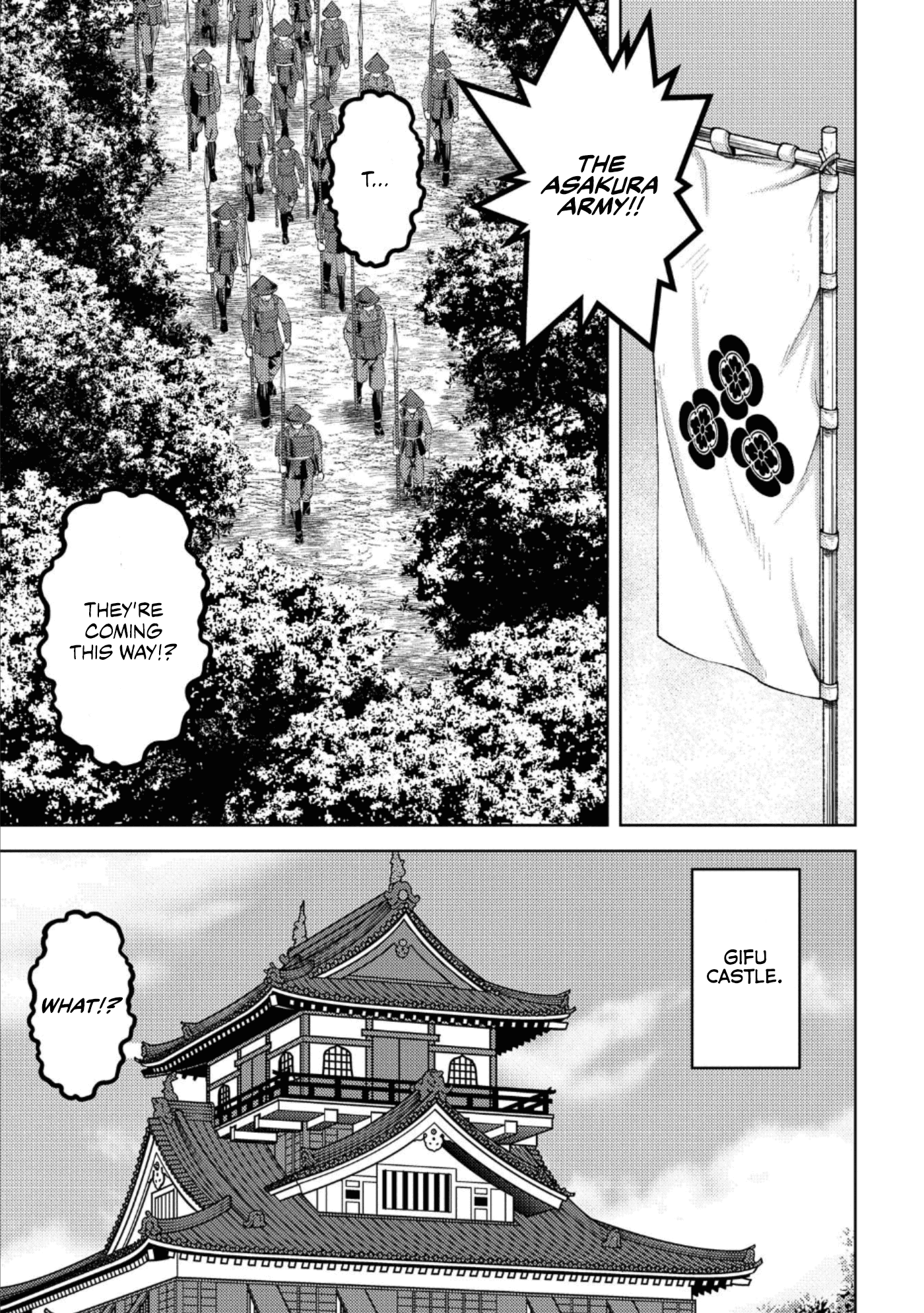 Sengoku Komachi Kurou Tan! Chapter 43 page 8 - Chapter 43: Revolt