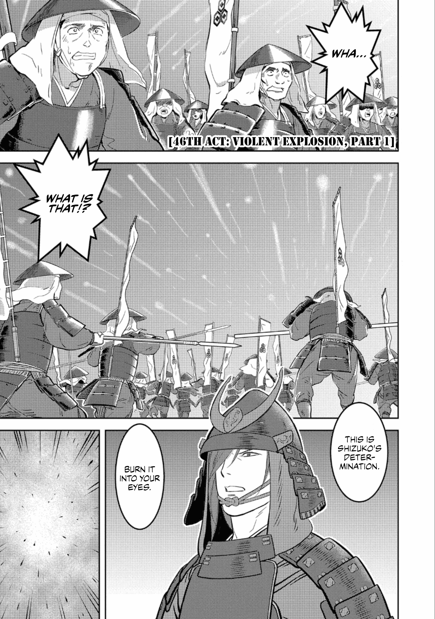 Sengoku Komachi Kurou Tan! Chapter 46 page 2 - Chapter 46: Violent Explosion