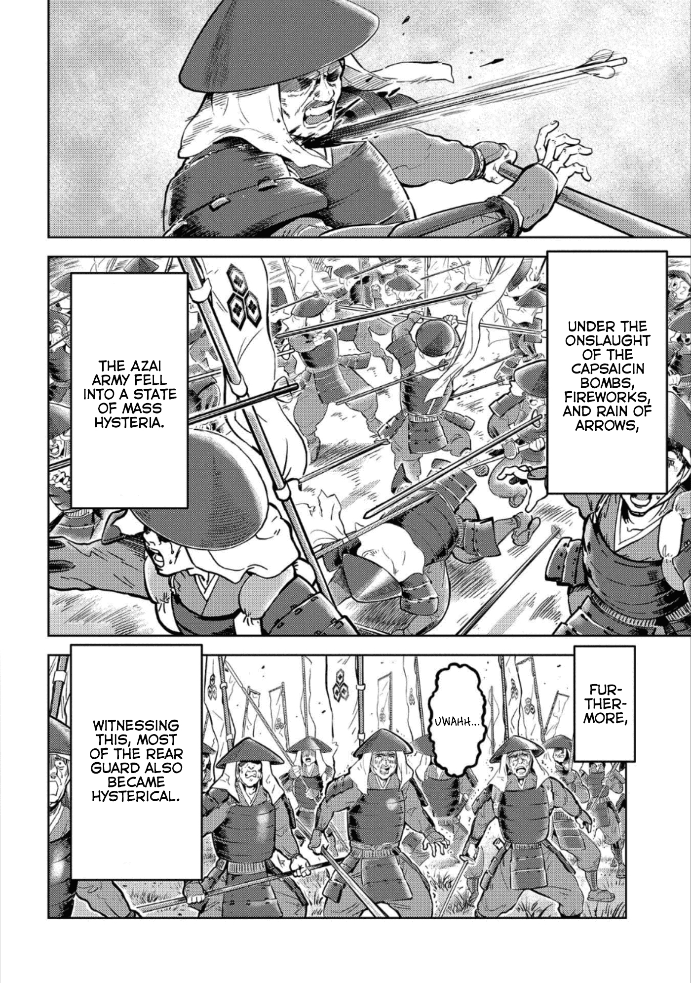 Sengoku Komachi Kurou Tan! Chapter 46 page 9 - Chapter 46: Violent Explosion