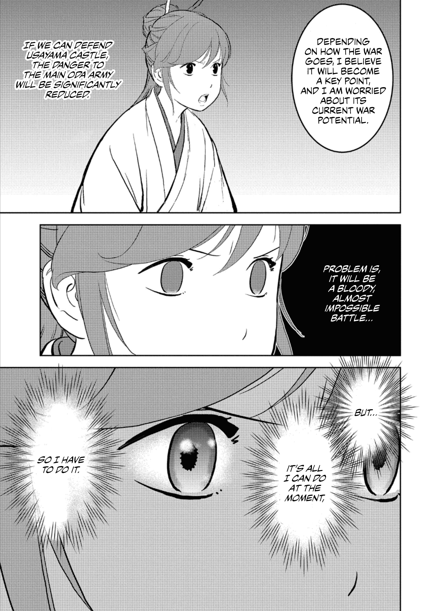 Sengoku Komachi Kurou Tan! Chapter 47 page 16 - Chapter 47: Determination