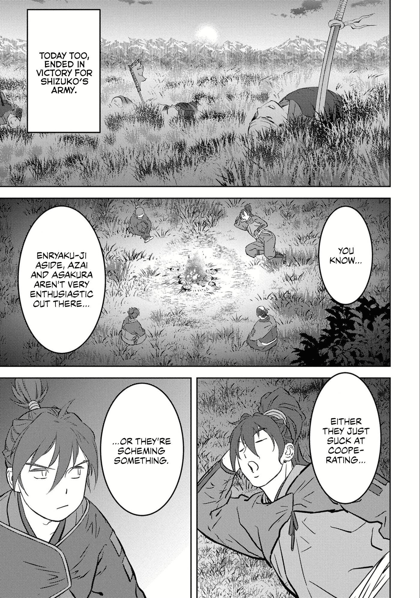 Sengoku Komachi Kurou Tan! Chapter 50 page 22 - Chapter 50: Yoshinari