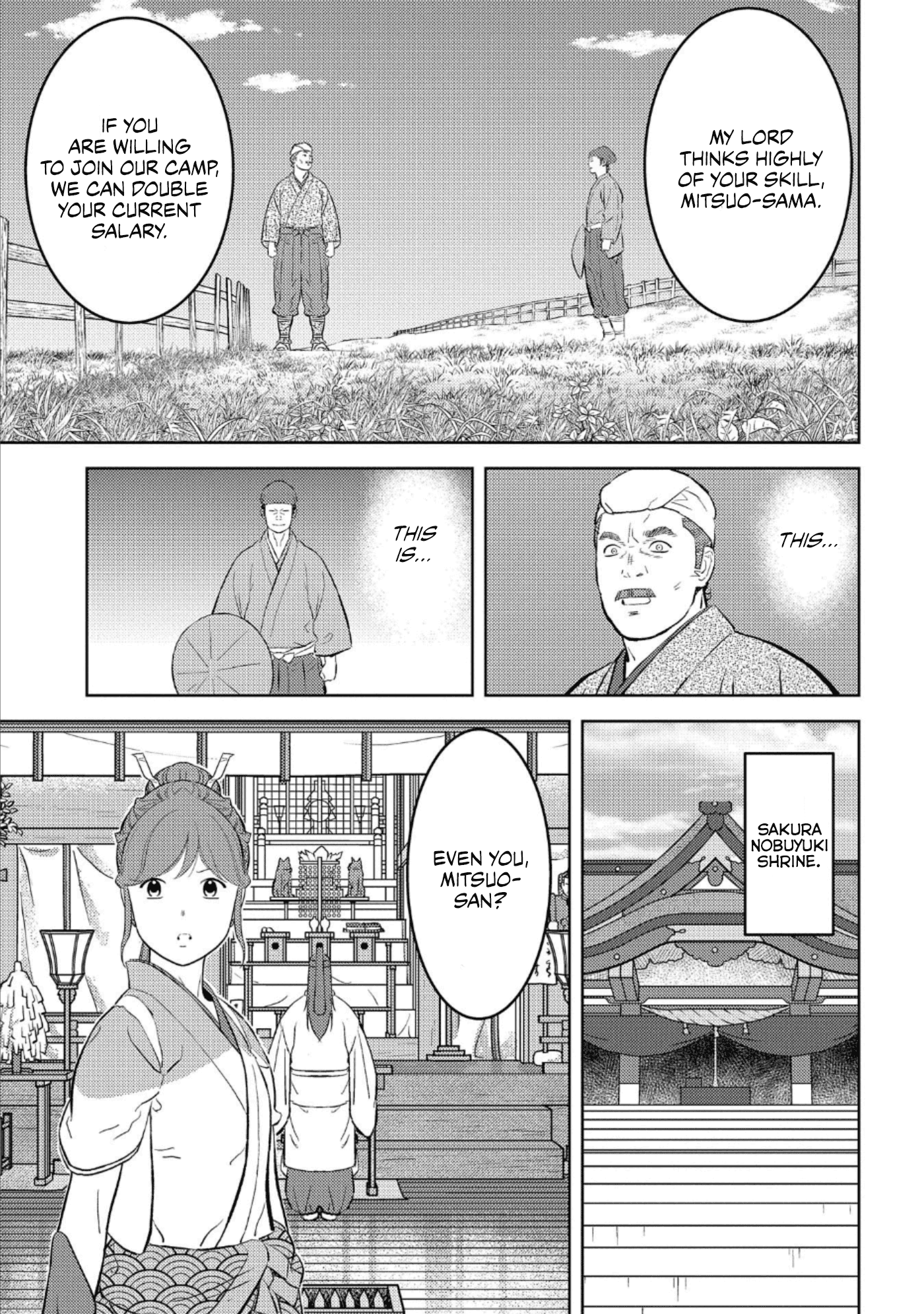 Sengoku Komachi Kurou Tan! Chapter 55 page 8 - Chapter 55: Restoration