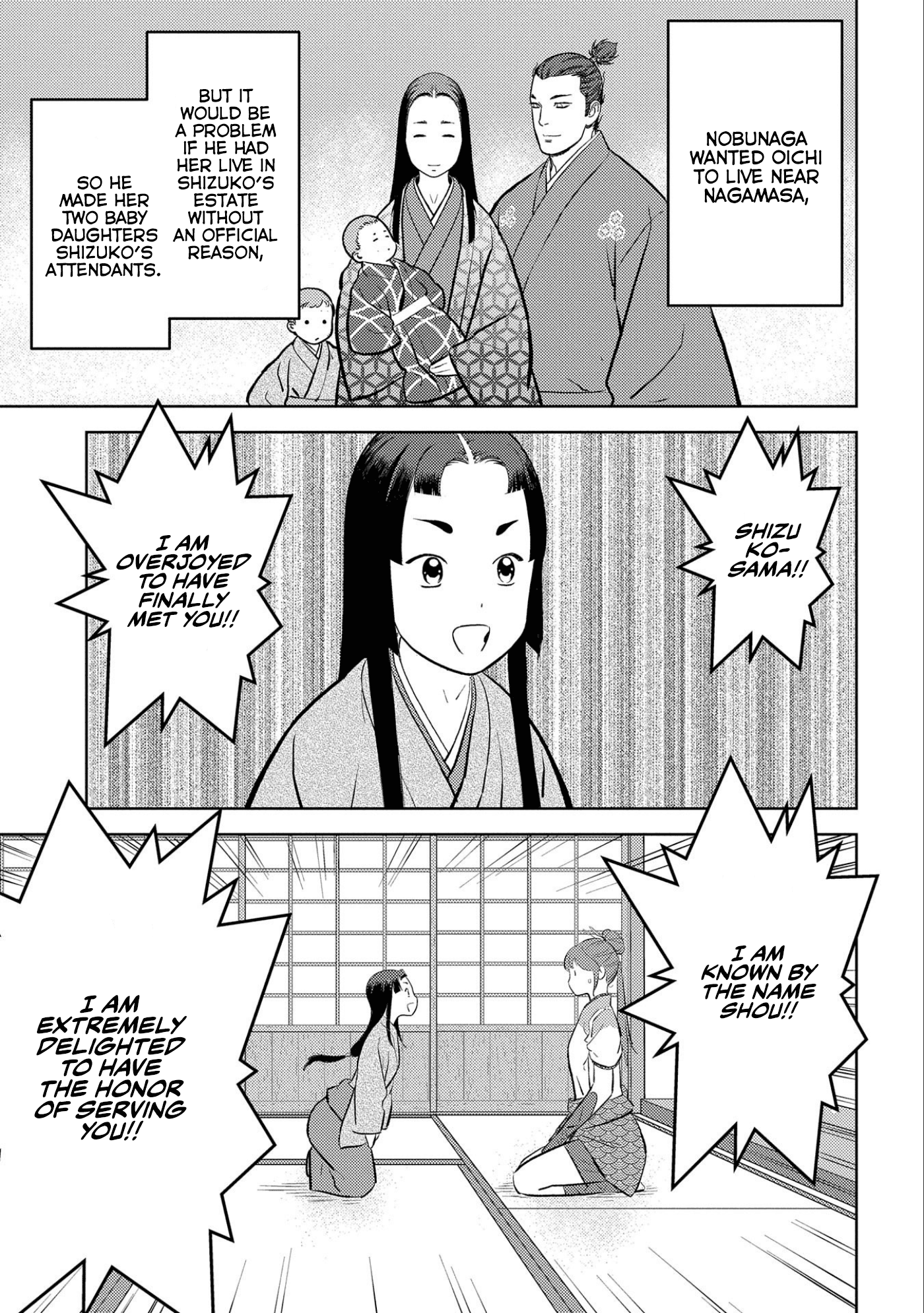 Sengoku Komachi Kurou Tan! Chapter 59 page 6 - Chapter 59: Newcomers