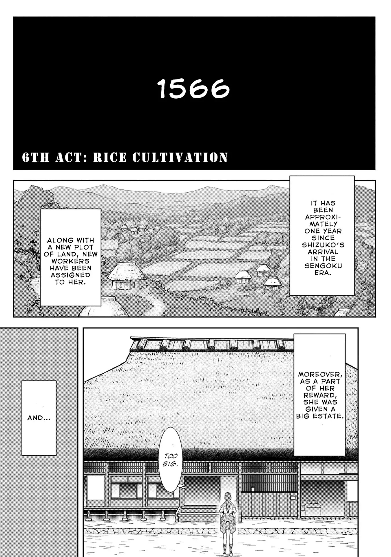 Sengoku Komachi Kurou Tan! Chapter 6 page 5 - Chapter 6: Rice Cultivation