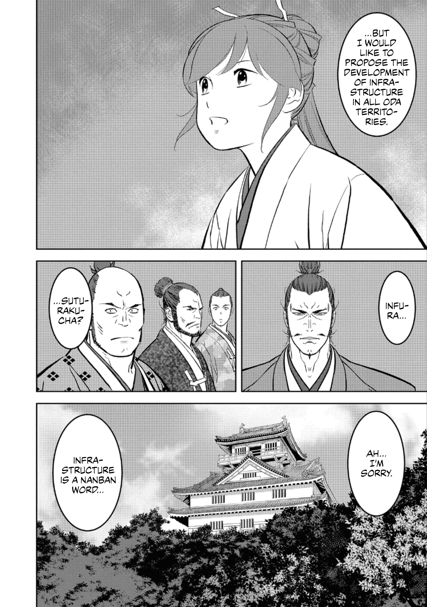 Sengoku Komachi Kurou Tan! Chapter 60 page 13 - Chapter 60: Great Flower