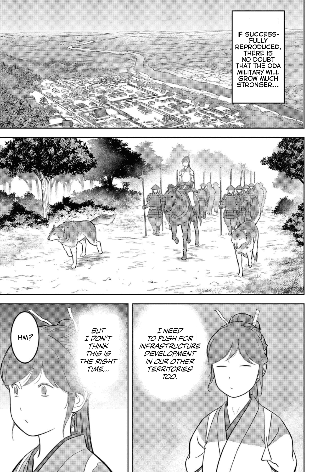 Sengoku Komachi Kurou Tan! Chapter 60 page 4 - Chapter 60: Great Flower