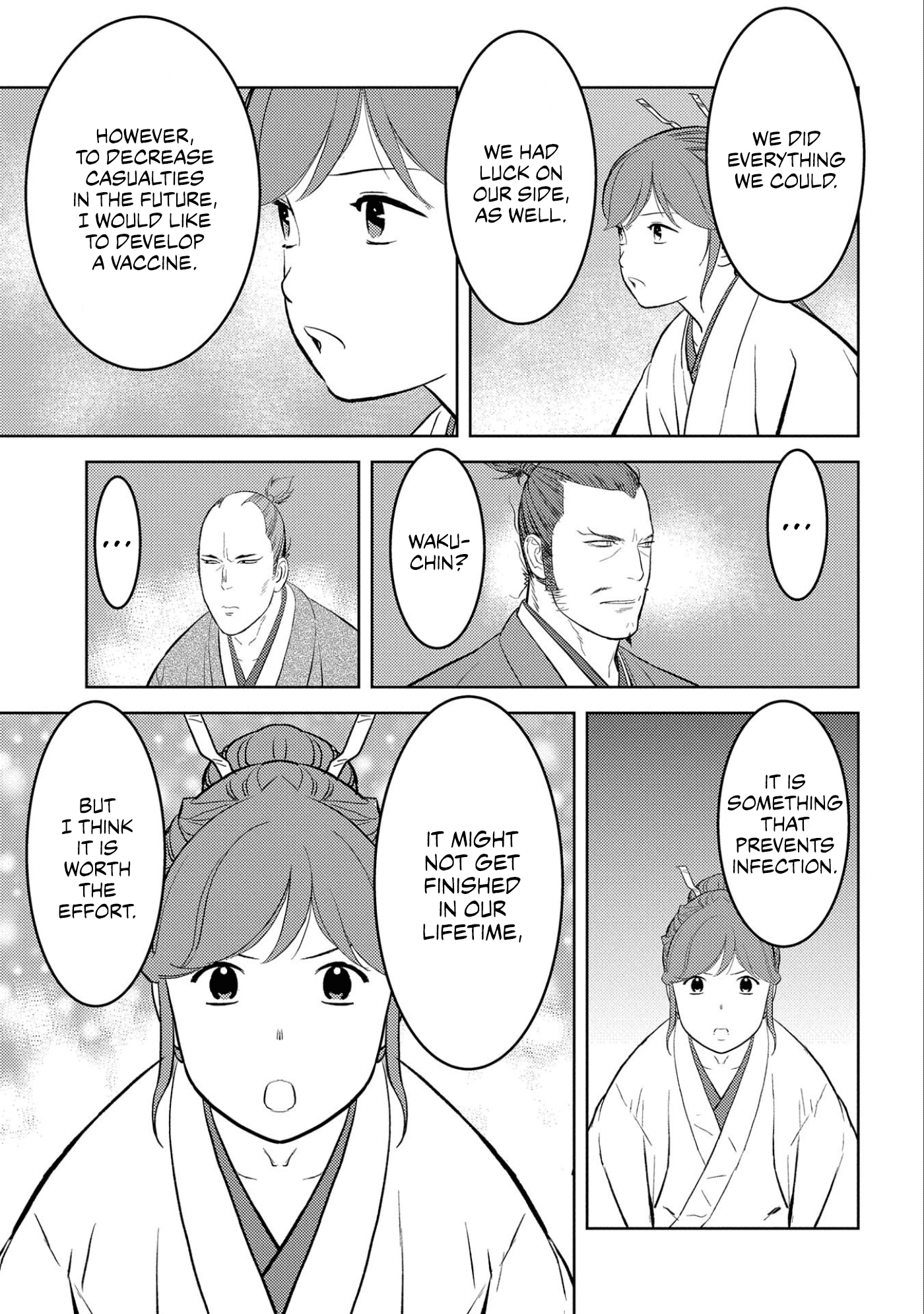 Sengoku Komachi Kurou Tan! Chapter 61 page 35 - Chapter 61: Quarantine