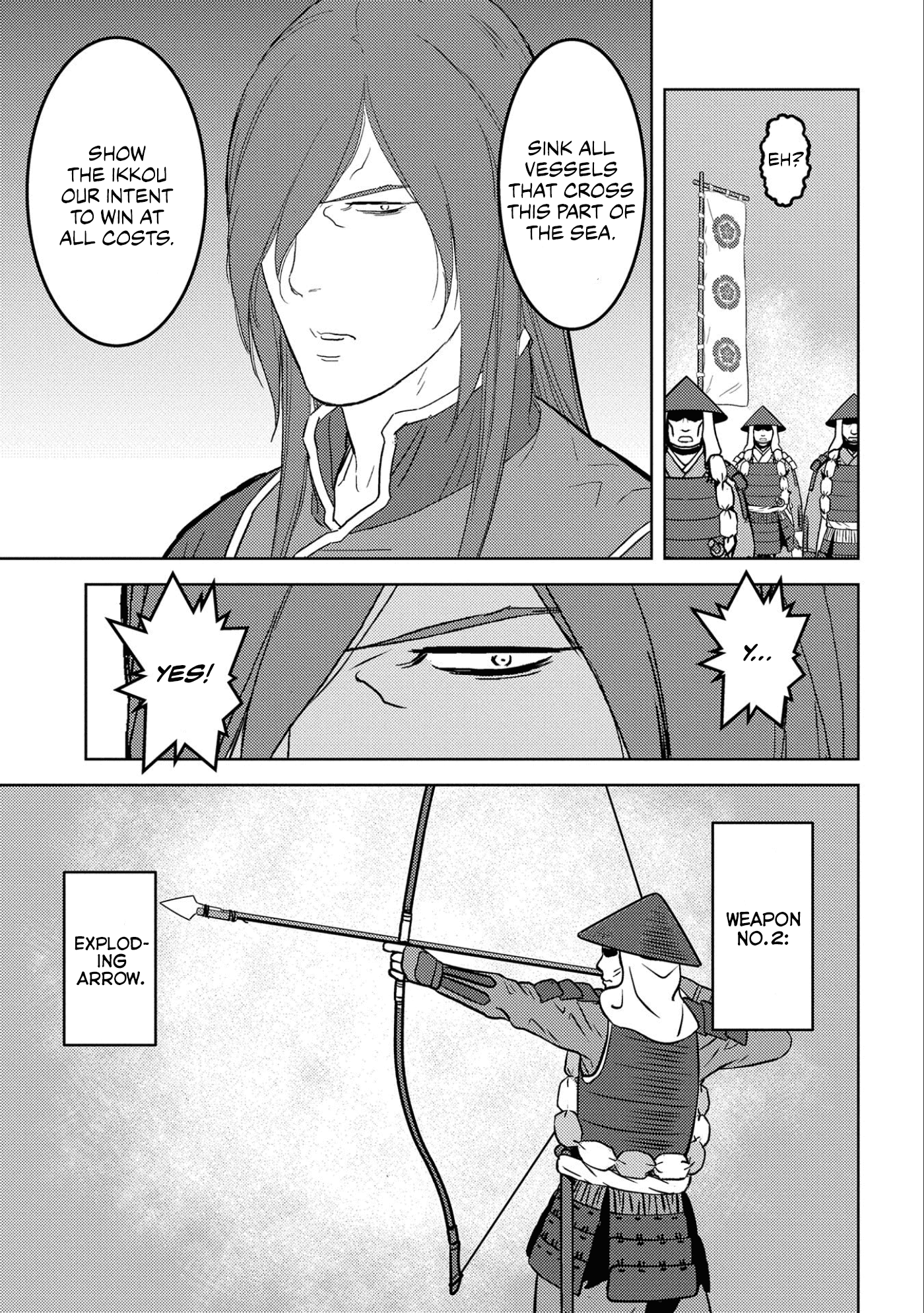 Sengoku Komachi Kurou Tan! Chapter 62 page 16 - Chapter 62: Show-of-Force