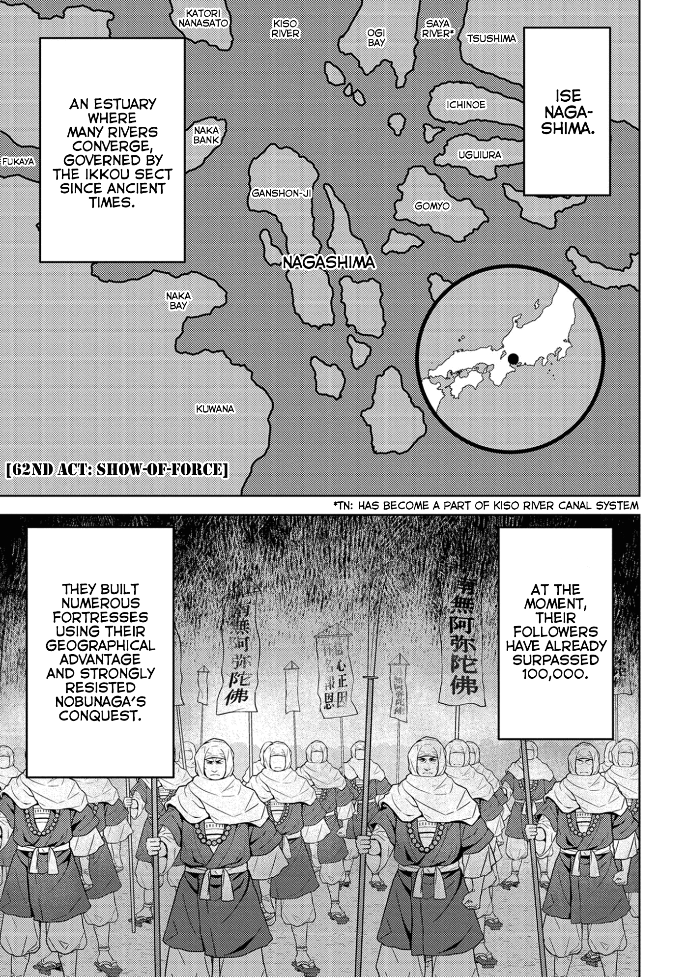 Sengoku Komachi Kurou Tan! Chapter 62 page 2 - Chapter 62: Show-of-Force