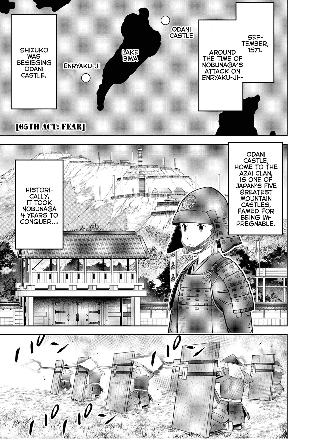 Sengoku Komachi Kurou Tan! Chapter 65 page 2 - Chapter 65: Fear