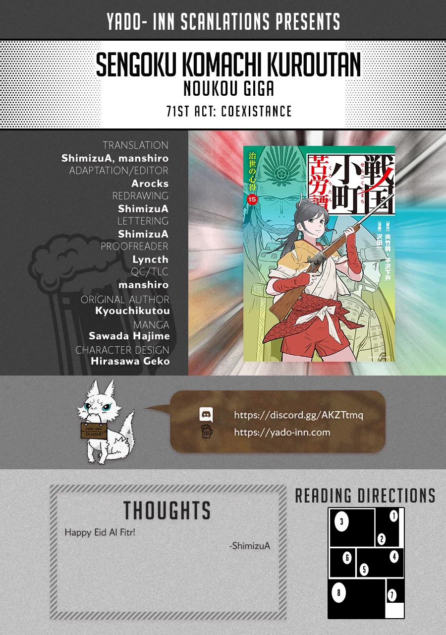 Sengoku Komachi Kurou Tan! Chapter 71 page 6 - Chapter 71: Coexistance