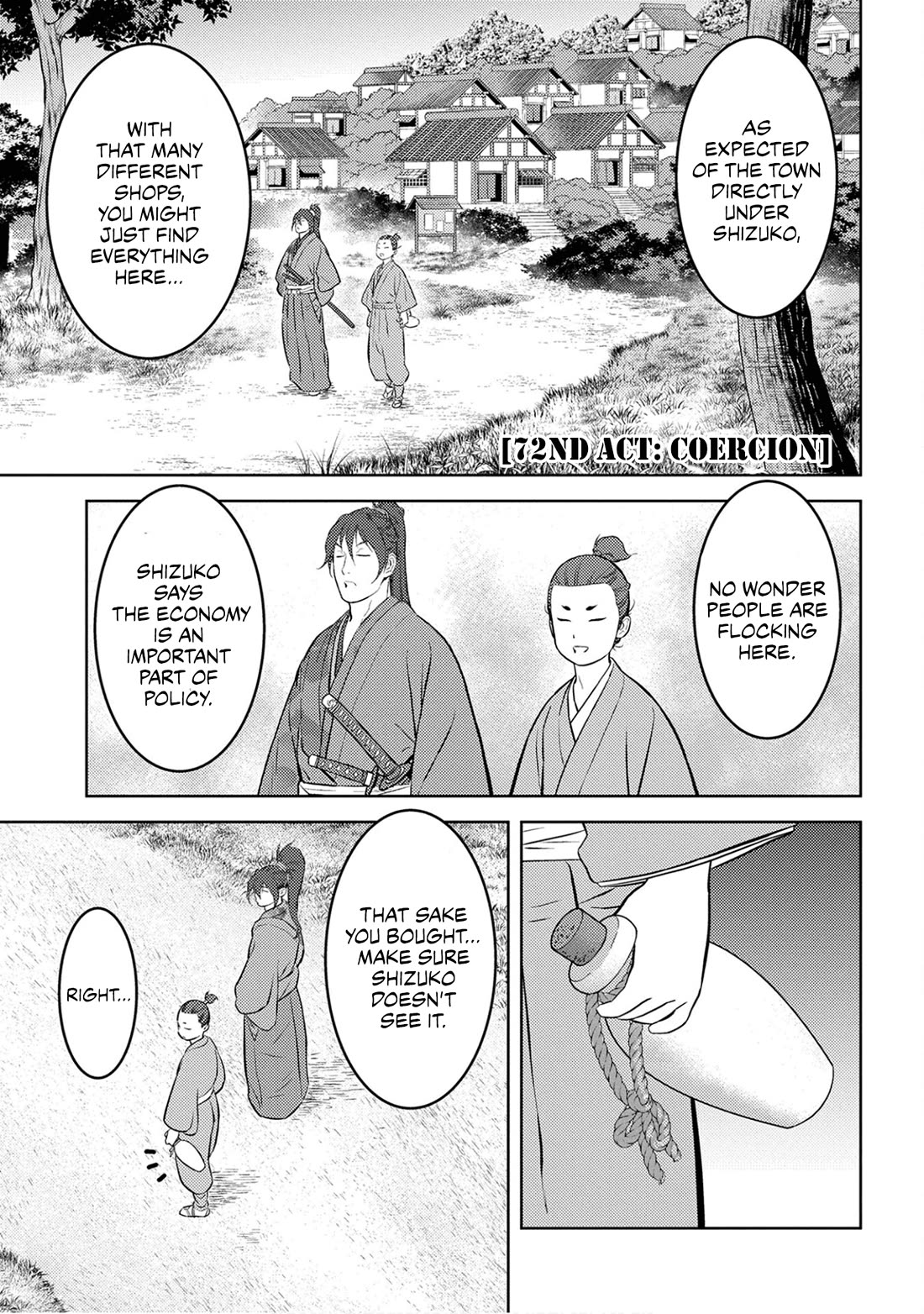 Sengoku Komachi Kurou Tan! Chapter 72 page 2 - Chapter 72: Coercion