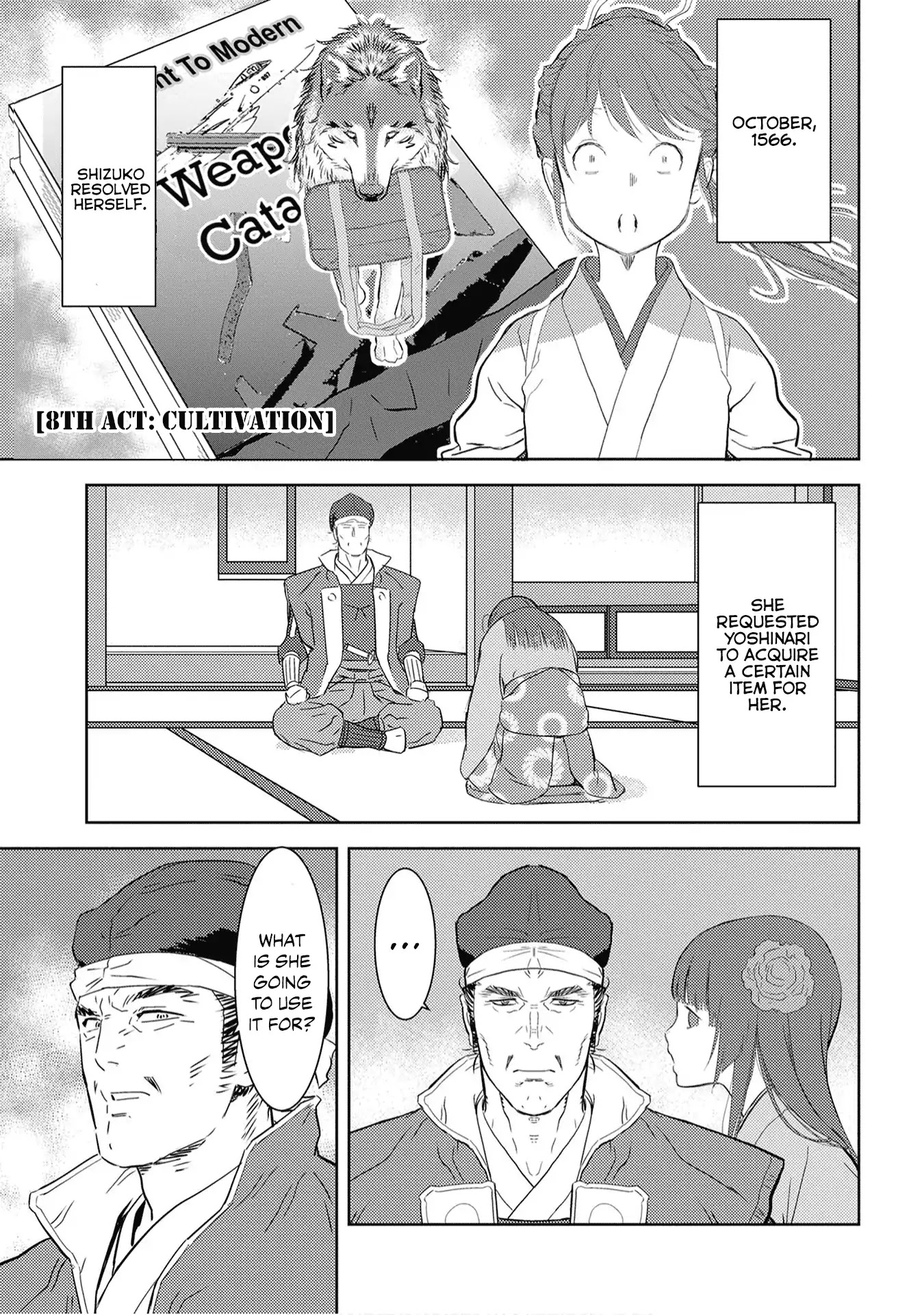Sengoku Komachi Kurou Tan! Chapter 8 page 2 - Chapter 8: Cultivation