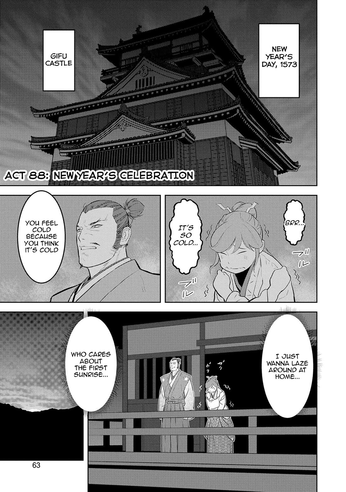 Sengoku Komachi Kurou Tan! Chapter 88 page 2 - Chapter 88: New Year's Celebration