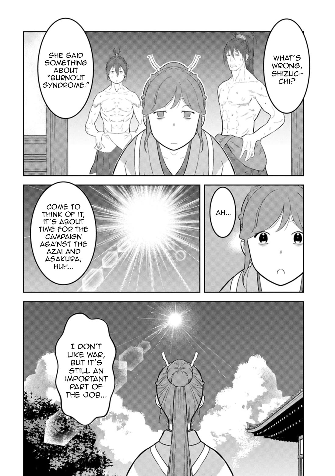 Sengoku Komachi Kurou Tan! Chapter 95 page 23 - Chapter 95: A Moment's Breath