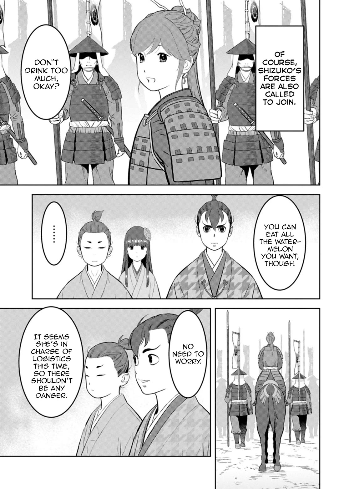Sengoku Komachi Kurou Tan! Chapter 95 page 30 - Chapter 95: A Moment's Breath