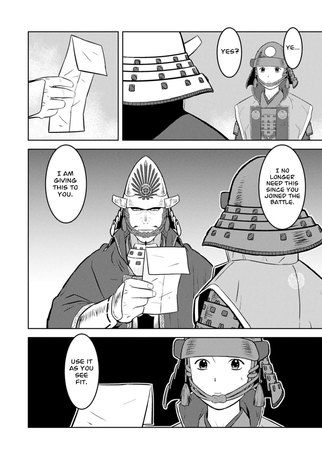 Sengoku Komachi Kurou Tan! Chapter 99 page 5 - Chapter 99: Letter