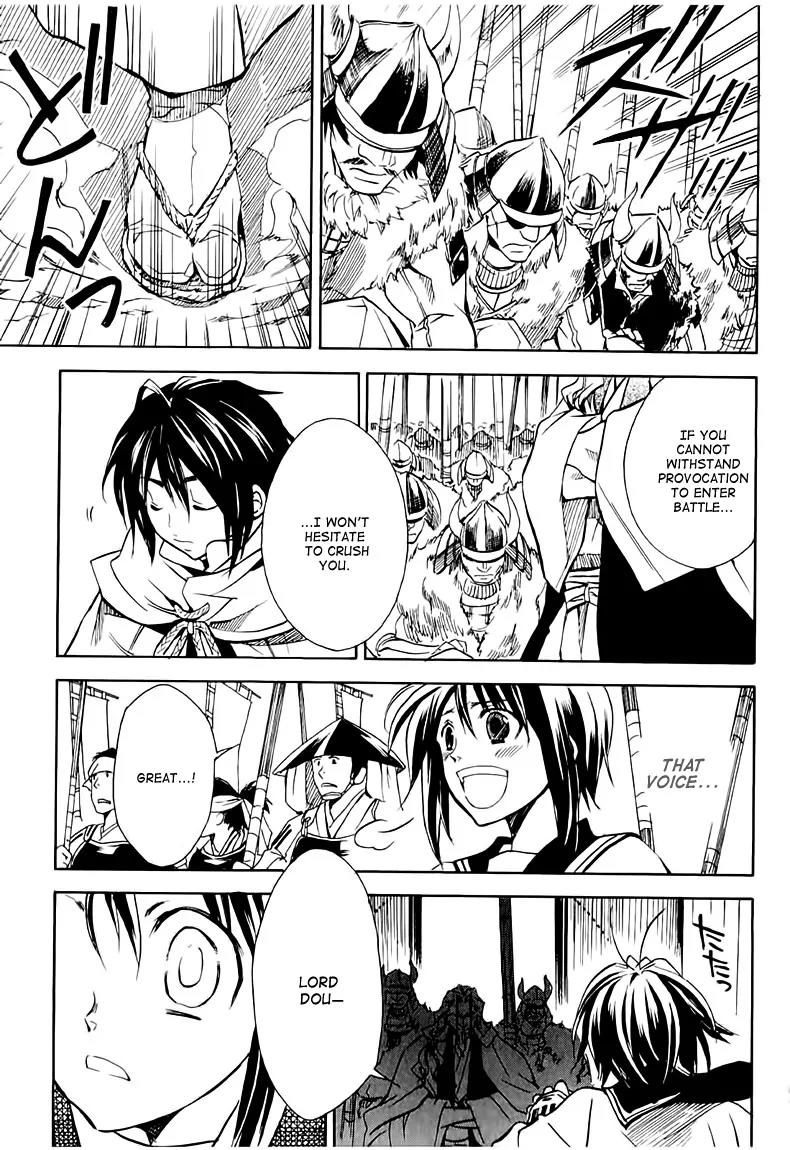 Sengoku Strays Chapter 25 page 38 - Chapter 25: At the Gate of Attack and Defense