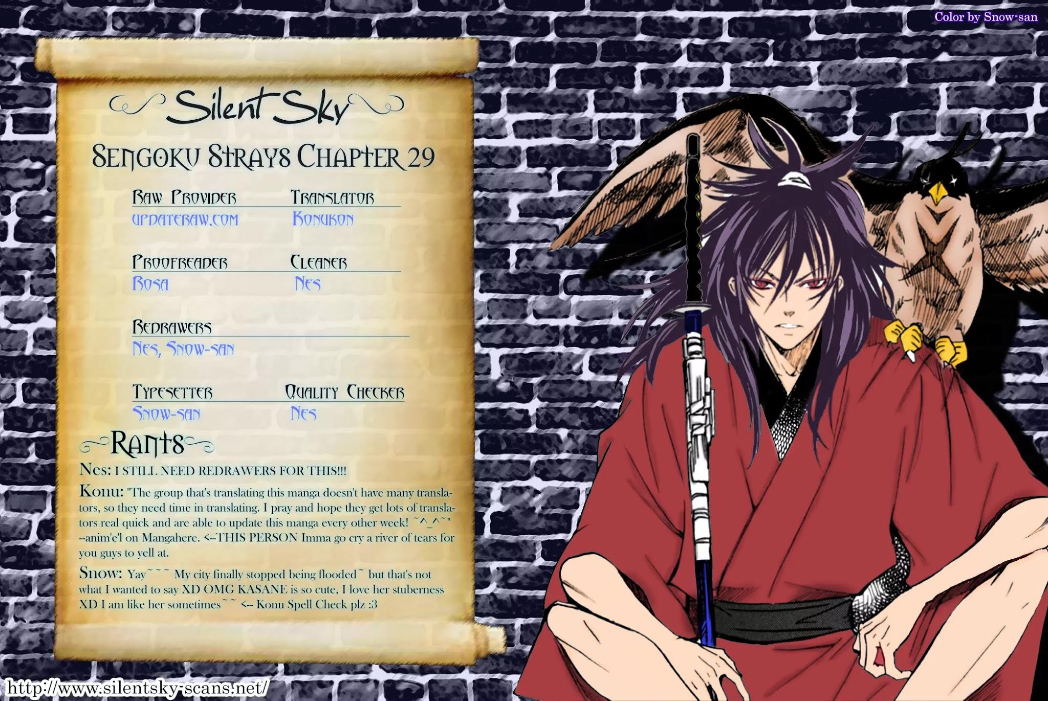Sengoku Strays Chapter 29 page 1 - Chapter 29: Disturbance in Mino
