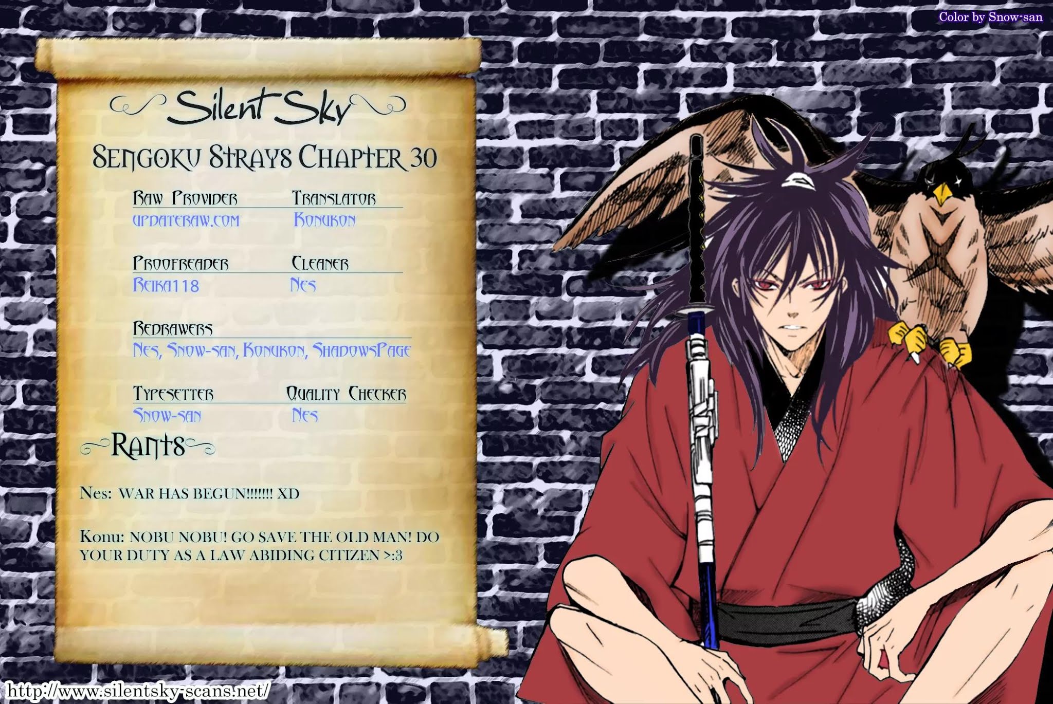 Sengoku Strays Chapter 30 page 1 - Chapter 30: Dousan's Rescue