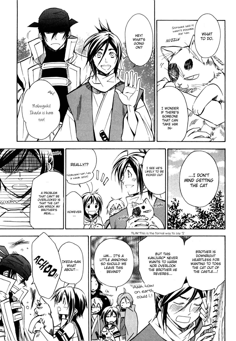 Sengoku Strays Chapter 31.5 page 8 - Chapter 31.5: The Lord and the Cat
