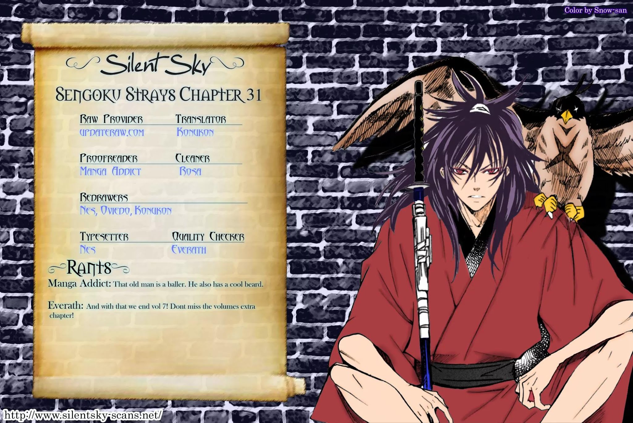 Sengoku Strays Chapter 31 page 1 - Chapter 31: Bloody Battle