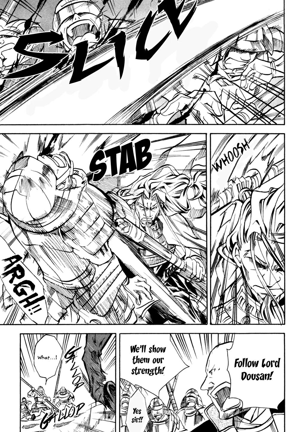 Sengoku Strays Chapter 31 page 15 - Chapter 31: Bloody Battle