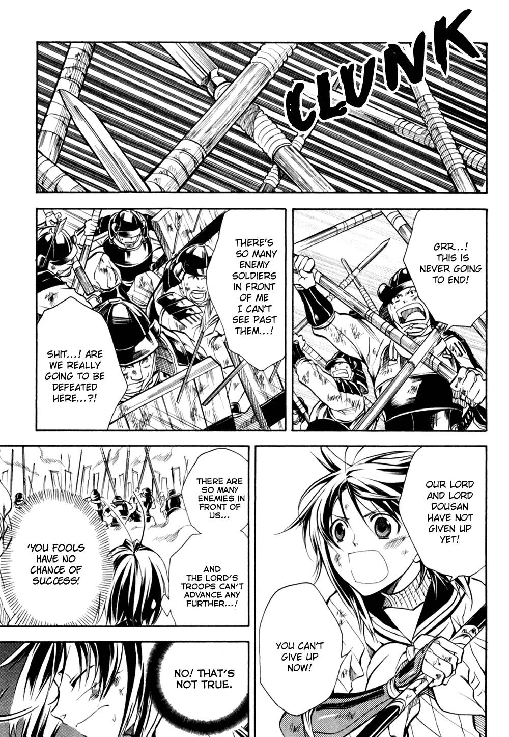 Sengoku Strays Chapter 31 page 19 - Chapter 31: Bloody Battle