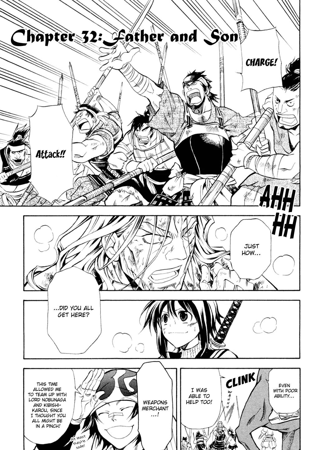 Sengoku Strays Chapter 32 page 8 - Chapter 32: Father and Son