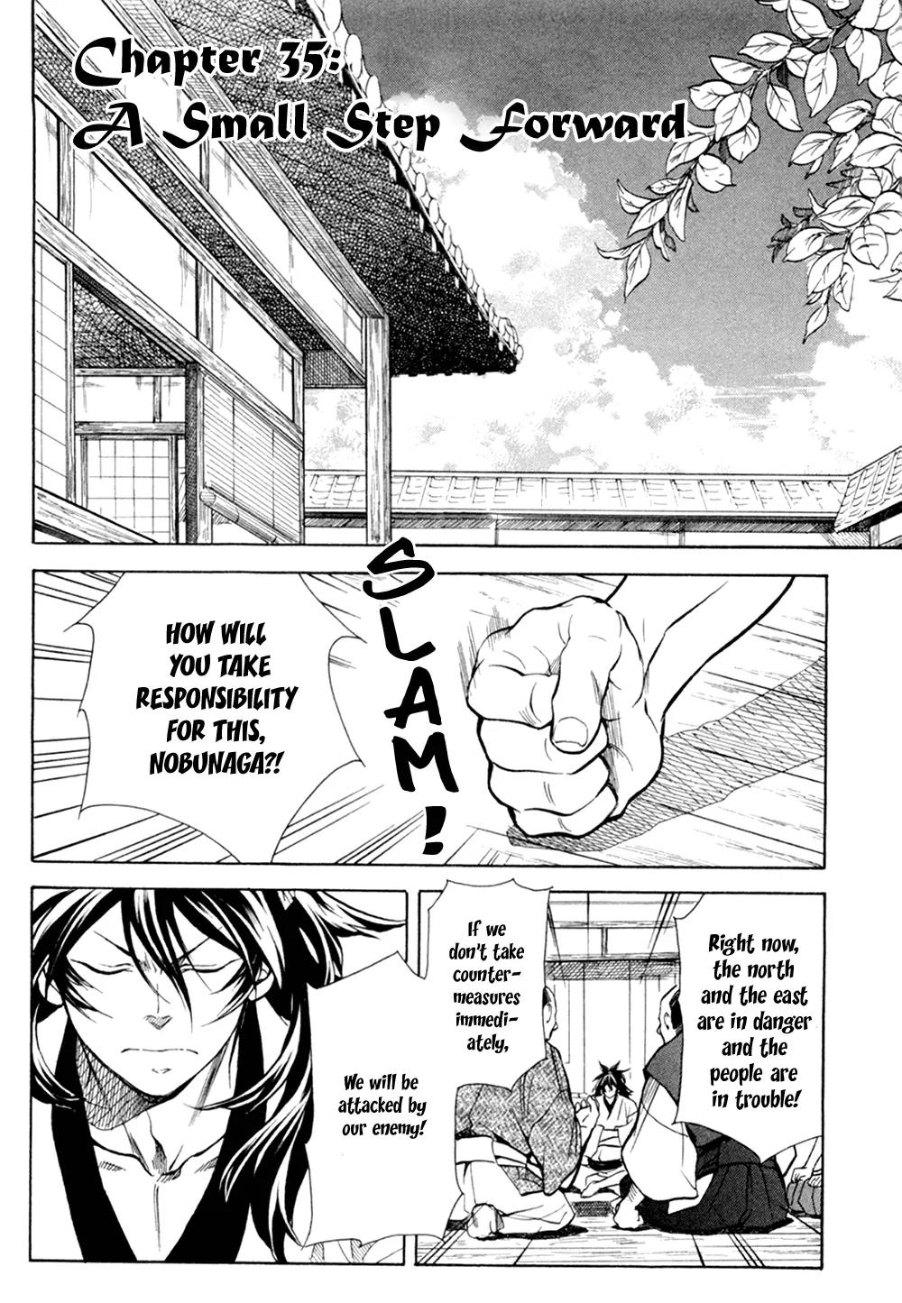Sengoku Strays Chapter 35 page 4 - Chapter 35: A small step Forward