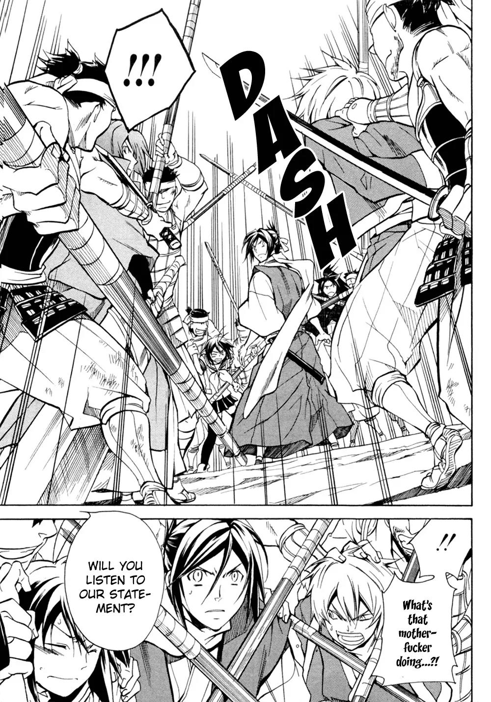Sengoku Strays Chapter 36 page 13 - Chapter 36: The Tobe Rebellion