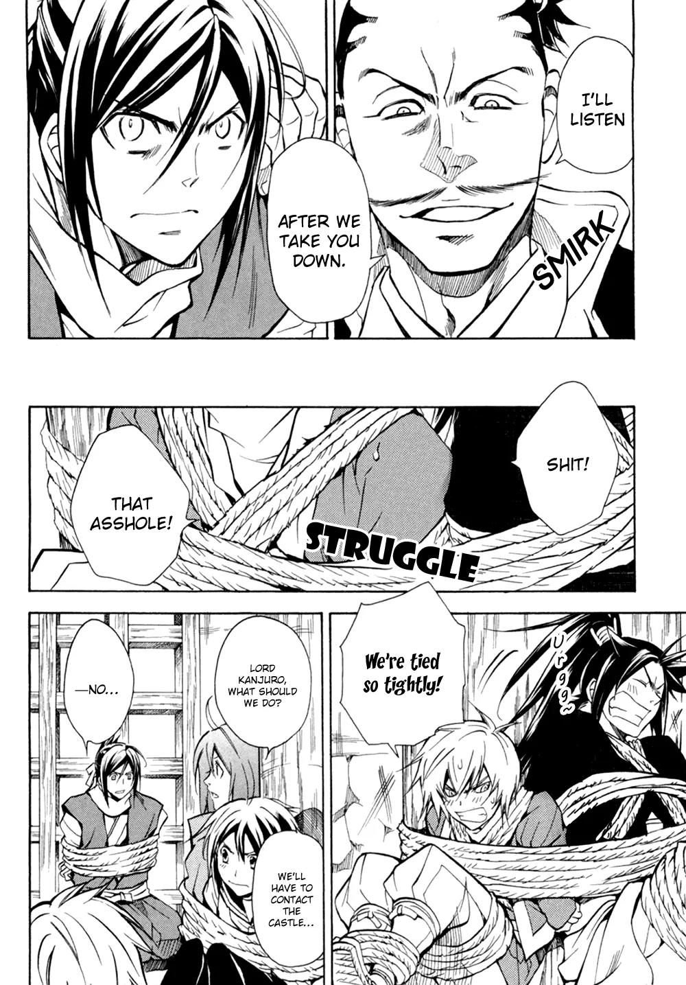 Sengoku Strays Chapter 36 page 14 - Chapter 36: The Tobe Rebellion