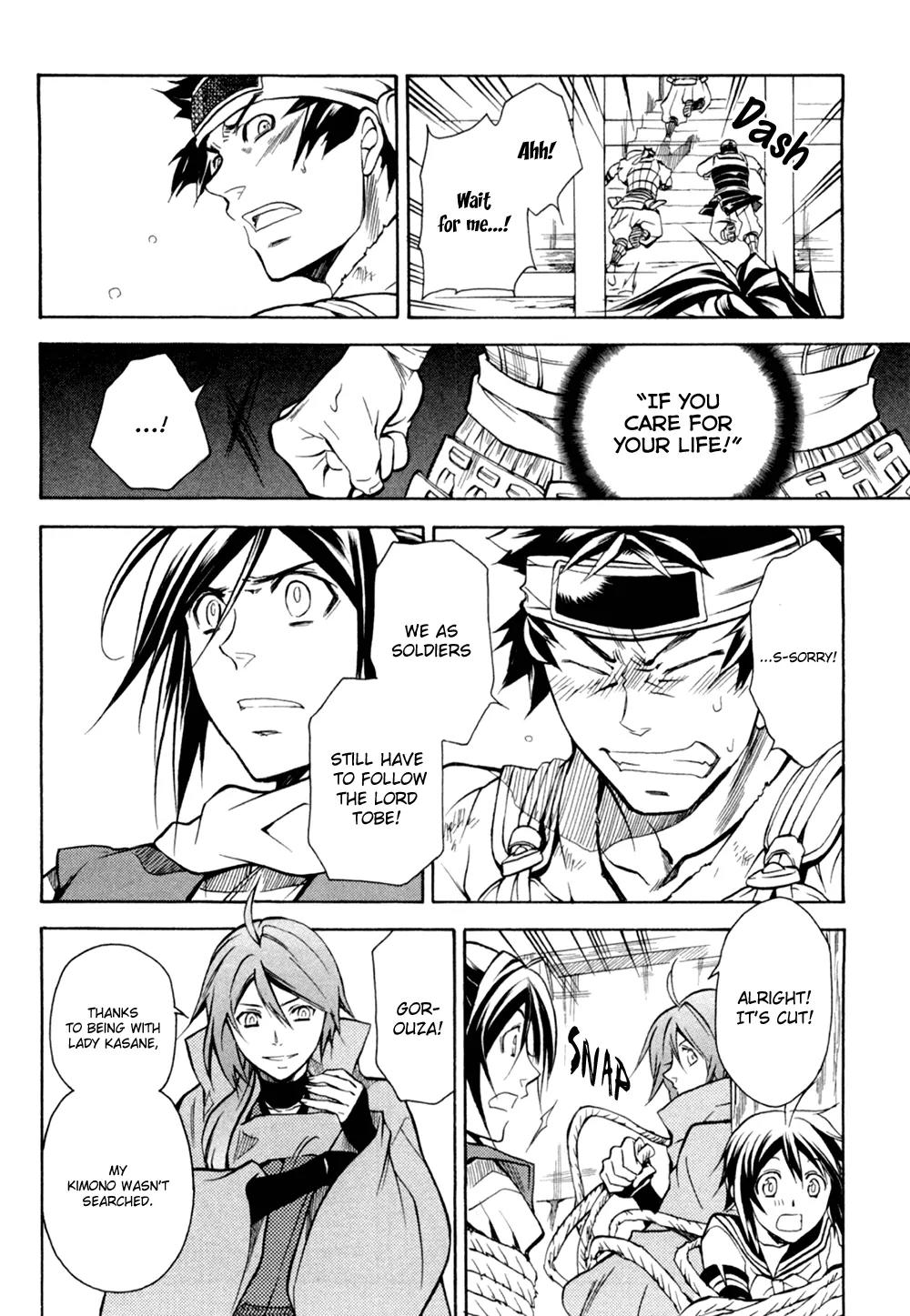 Sengoku Strays Chapter 36 page 22 - Chapter 36: The Tobe Rebellion